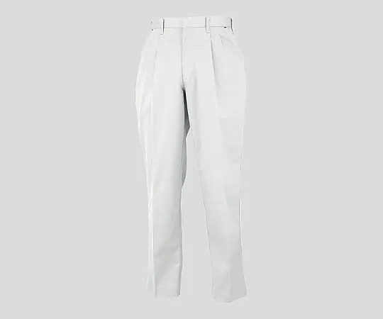 2-9948-01　Two‐Tuck Pants JIS Antistatic Standards Correspondence 73 Silver　A-1153