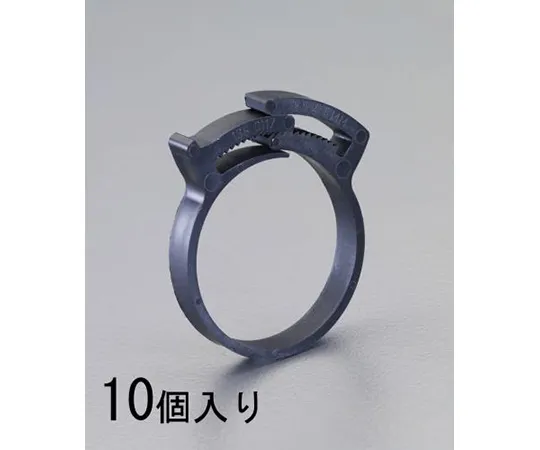 64-7851-14　［Discontinued］Hose Clamp (Nylon/Gear Type/10 pieces) 41.0 -44.5 mm　EA463SD-45