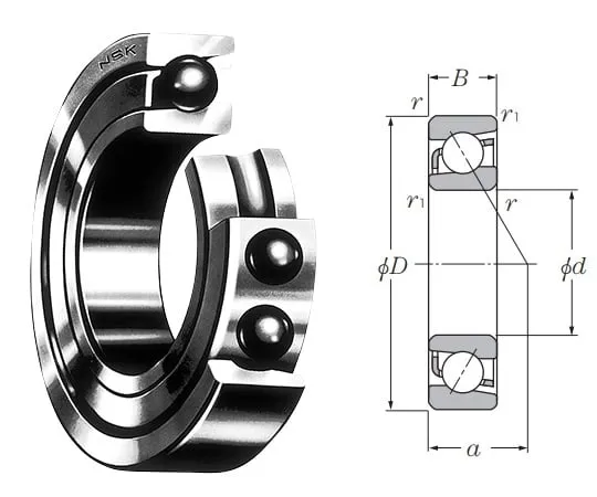 62-4954-90　Angula Ball bearings　7013AW