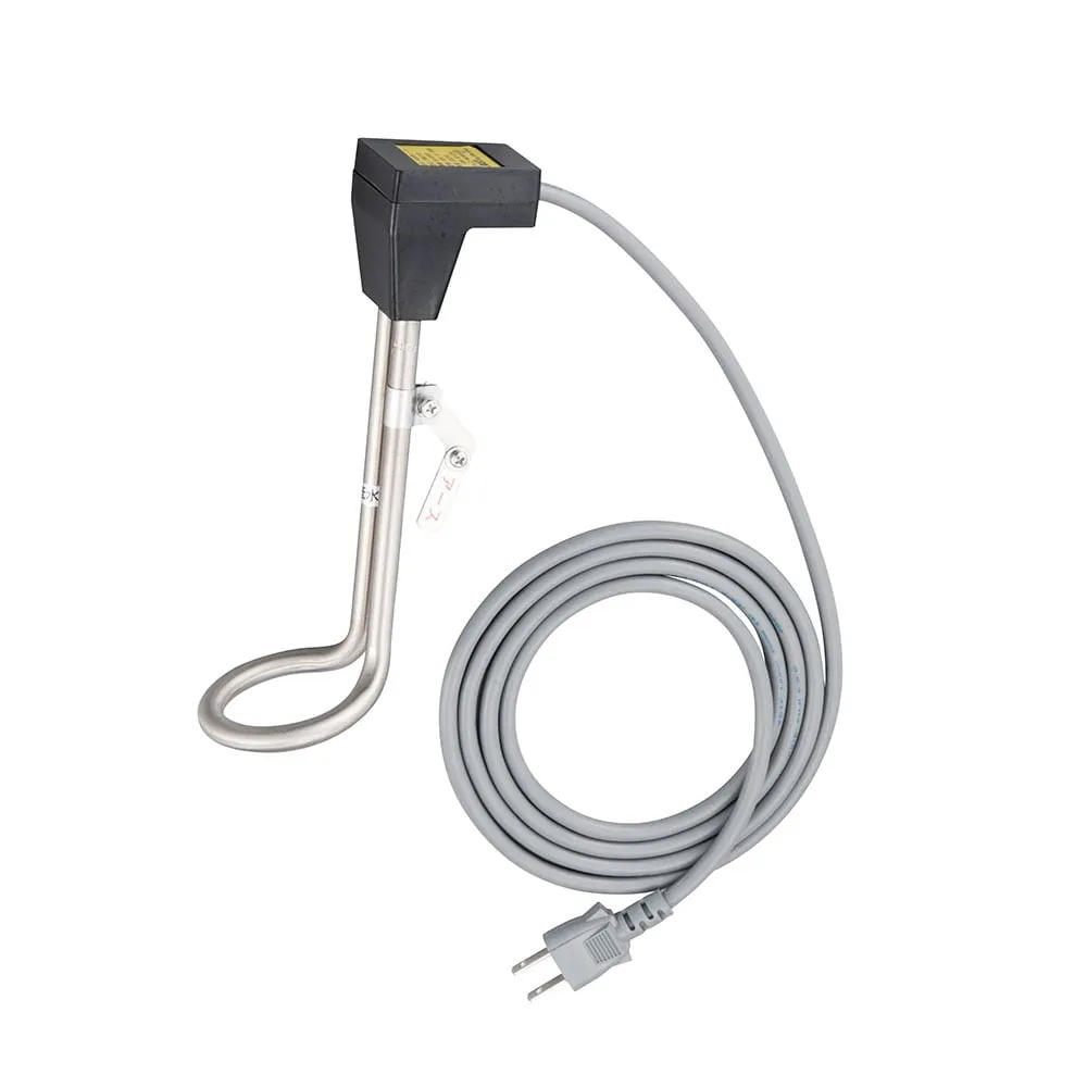 1-8779-21　Stainless Steel Immersion Heater (Made of SUS 316 L) 160mm 300 W　LYMAS103