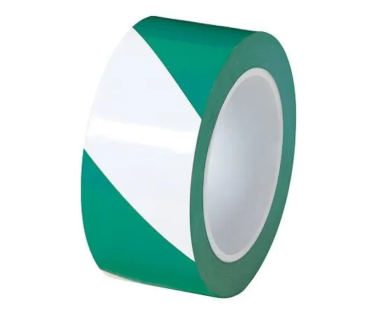 1-4763-28　Floor Tape Green/White  50 mm x 33 m 1 Roll