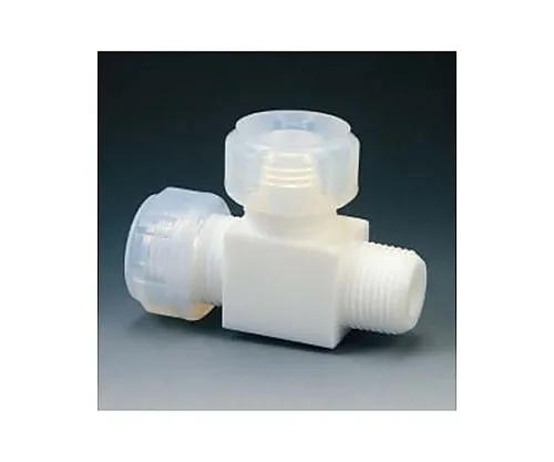 61-3529-60　Fluorocarbon Resin Half Male Joint T-2-Type 6φ x R1/4　NR0065-01