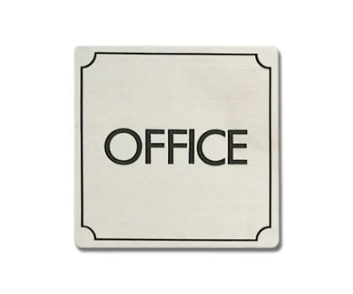 61-7400-81　OFFICE 80mm x 80mm x 1mm　FS893-11