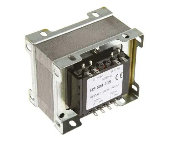 63-4636-51　RS PRO 100VA 2 Output Chassis Mounting Transformer, 24V ac　504-335