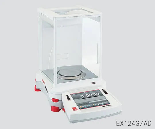 3-5126-01-56　Analytical Balance Explorer Series Windshield Door Automatic Opening/Closing Type 120g with English Calibration Certificate　EX124GAD