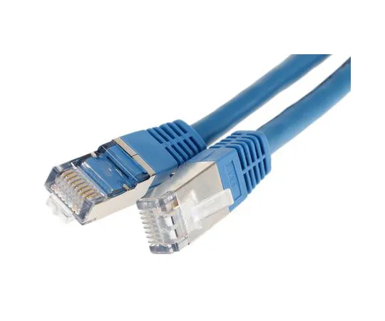 63-4617-05　RS PRO Blue Cat6 Cable, S/FTP, Male RJ45/Male RJ45, Terminated, 1m　411-510
