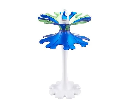3-8584-01　Pipette Stand Blue/Green　HS120480
