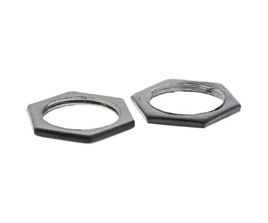 63-4650-03　RS PRO Black Steel Cable Gland Locknut, M25 Thread　608-828