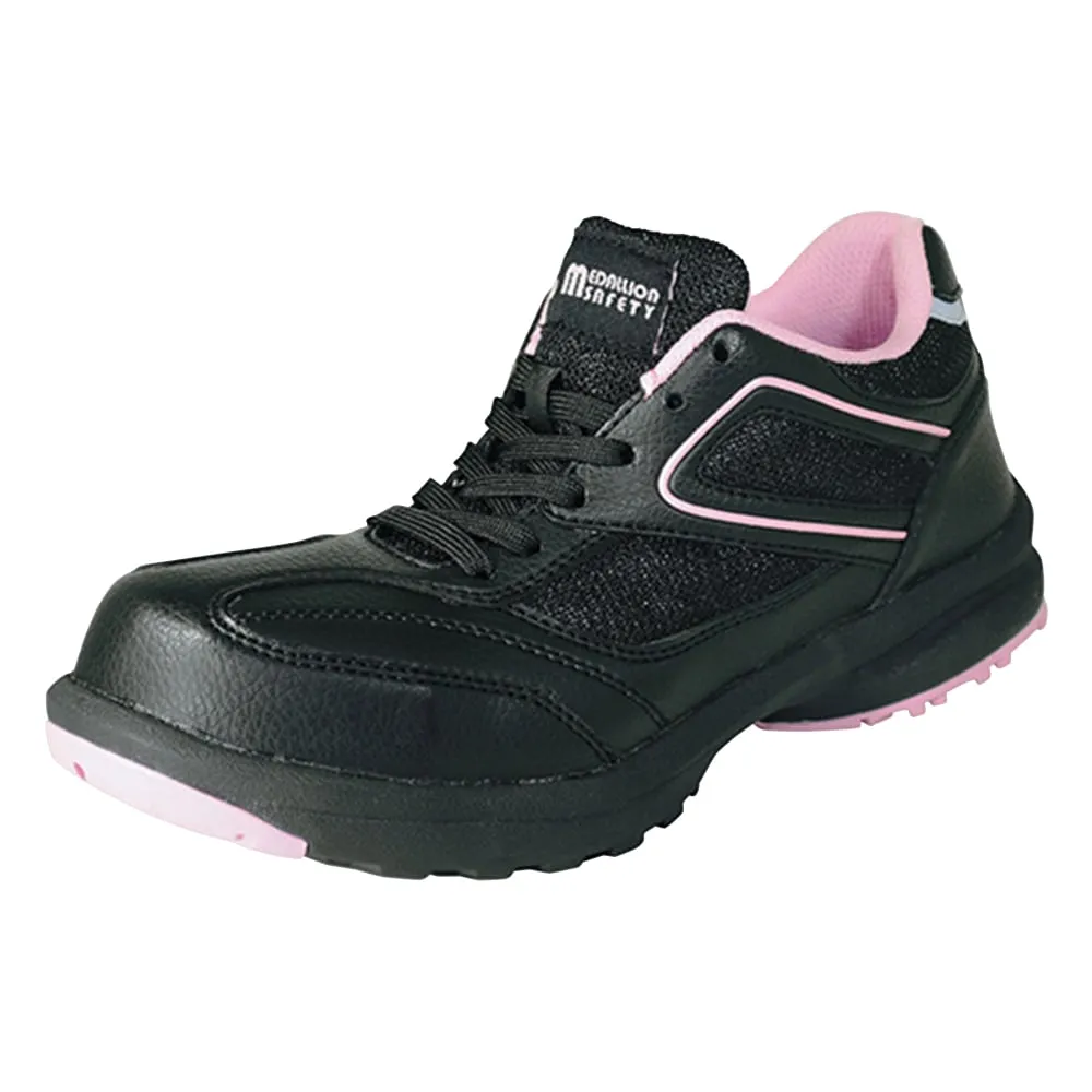 3-4950-01　Safety Shoes For Women Medallion Safety Black 22.5cm　#507