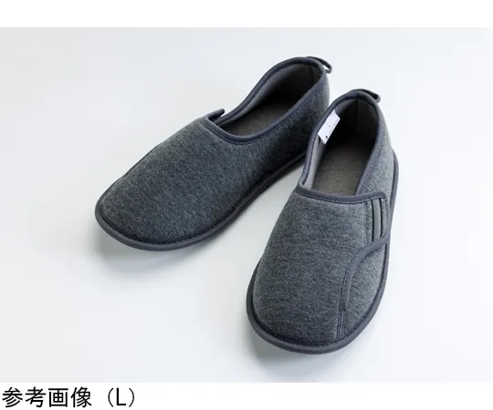 69-0284-28　Disaster Prevention Room Shoes One Leg Only Left Gray M　4606