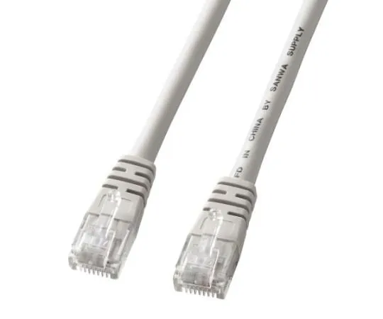 65-2203-57　1 m LAN cable (CAT5e/cross connection/gray)　EA764B-521