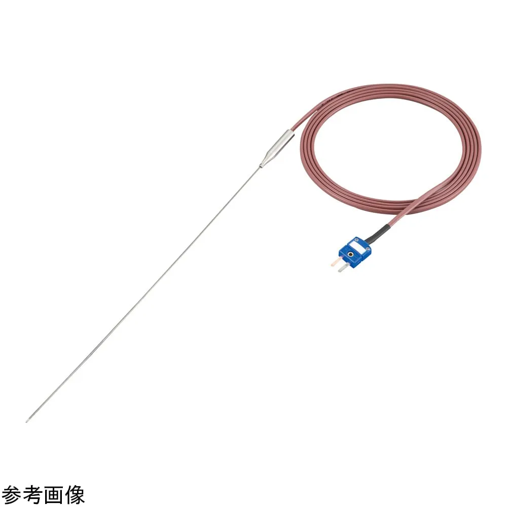 4-3887-01　T Thermocouple (sheath Type) Omega Connector Phi 1.0 mm 300 mm　T-10300-C