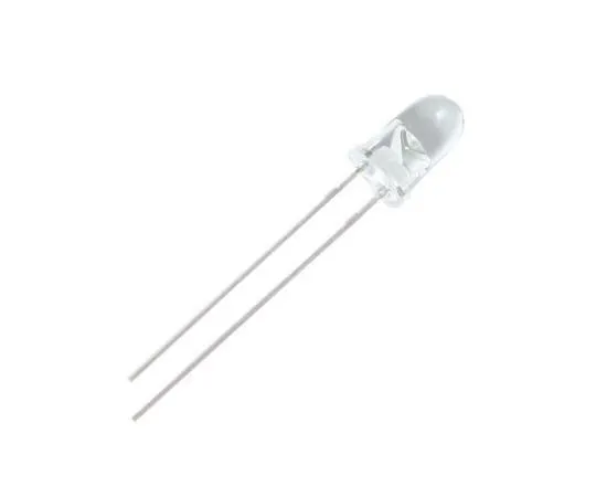 63-3103-13　LED (5 mm/green/high brightness/3.2 V/20 mA/6500 mcd)　L5-G0030-6500