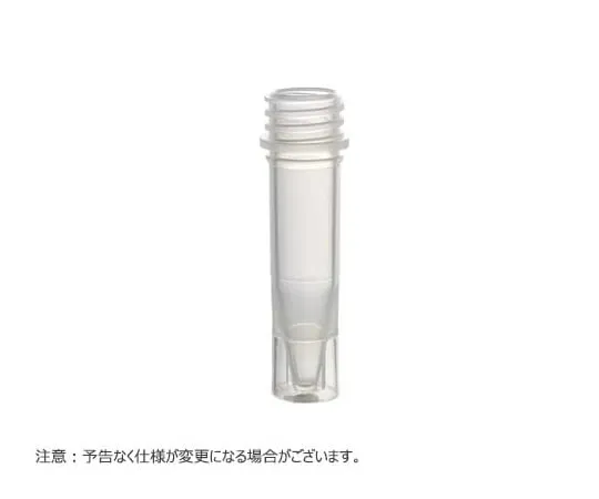 65-3852-38　MICREWTUBE 1.5 ml Freestanding Natural Without Cap 1000 Pieces　T341-4T