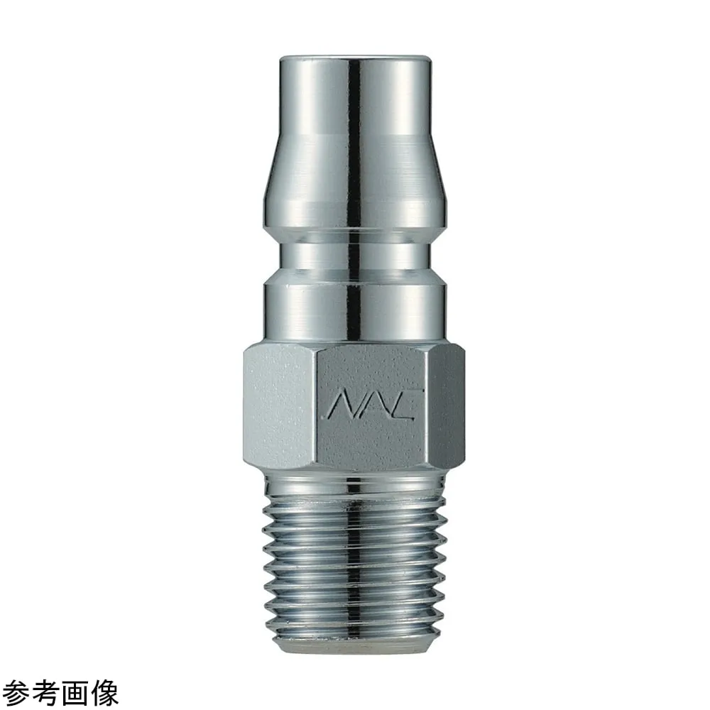4-4726-01　Quick coupling (steel plug) male screw R 1/4　CAL22PM