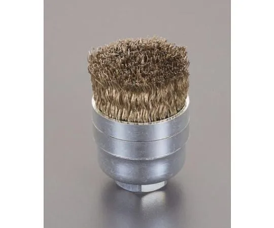 64-2270-19　Wire brush (cup type/steel) 32 mm/M 10　EA809YR-91