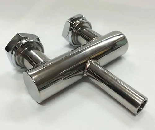 61-6074-63　Gauge Port 15φ (Y-Shaped Pipe)　GP2-15