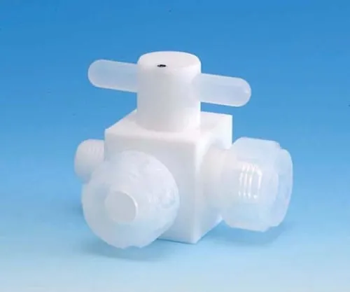 61-4379-21　PTFE Male Three-Way Valve Injection Type 10φ x R1/4　F-2021-03