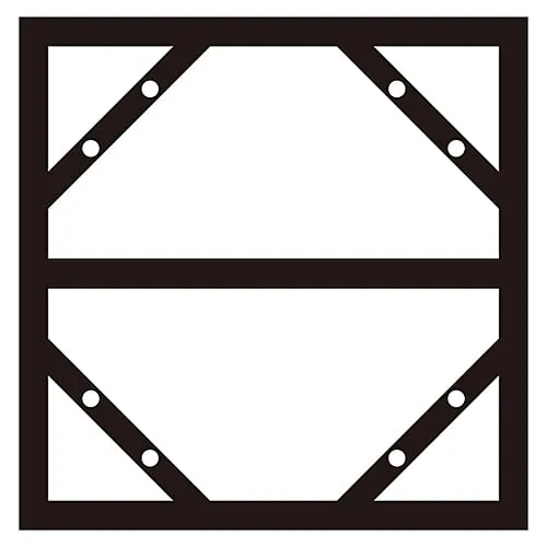 61-3395-99　Slide Angle (300 x 600mm, Meiji Mountain Type) KHY-2SA　55200