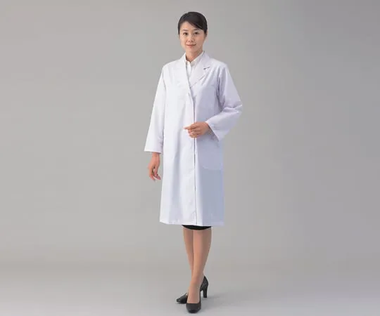 2-7317-01　Woman White Coat Antibacterial Type For Inspection S　MR120