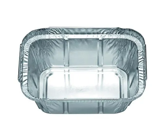 3-8506-01　Aluminum Container (Square Type) 250mL 100 Pieces　3101240