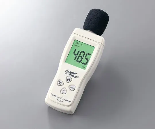 3-6677-01-20　Noise Meter A Characteristics 30 - 130dB With Calibration Certificate　AS804