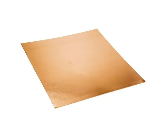 63-4651-35　Copper Solid Metal Sheet, 300mm L, 300mm W, 0.45mm Thickness　680-965