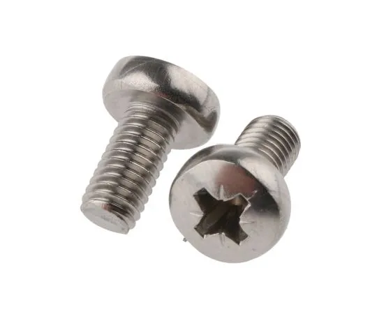63-4582-44　RS PRO, M5 Pan Head, 10mm Stainless Steel Pozidriv A4 316 Plain　190-541