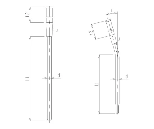 62-2120-29　Thermometer Protection Tube for Reaction Vessel　3380-300-0M-C-9