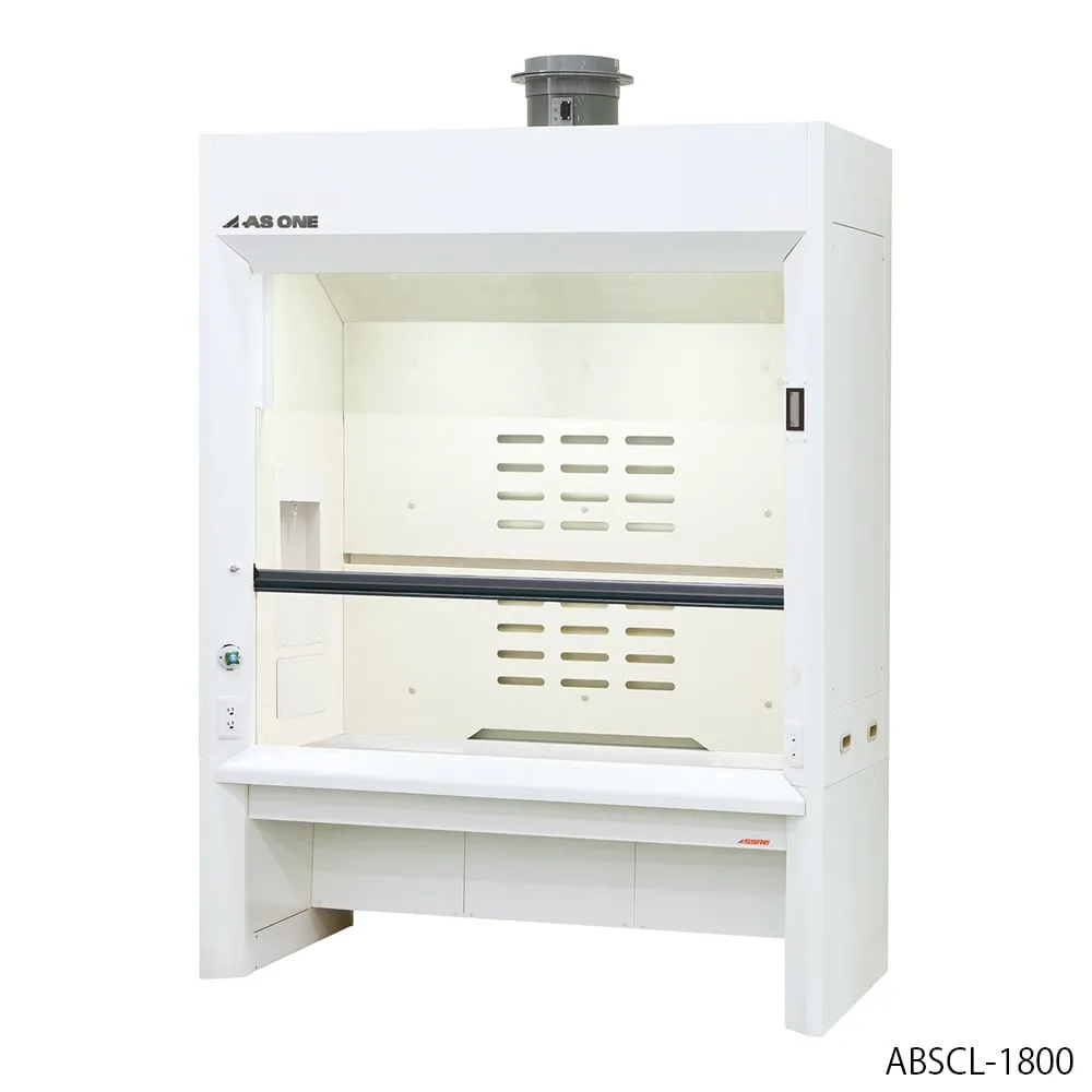 3-3916-21　Fume Hood (High Line/Low Work Surface Type) Standard 1200 x 830 x 2350 mm　ABSCL-1200