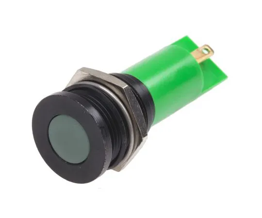63-4587-41　RS PRO Green Indicator, 12 V, 16mm Mounting Hole Size, Solder Tab Termination　211-730