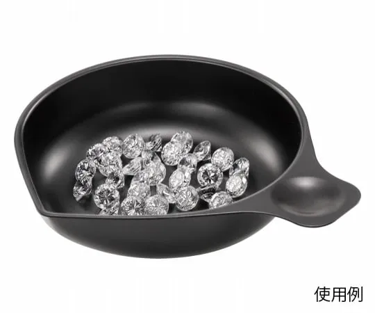 62-3789-67　Black Dish Dedicated for Measuring Jewelry, Precious Metals, and Micro Parts　AX-CARATPAN-BJA