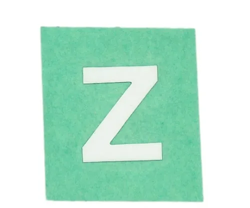 61-7397-67　Character Seal Z White 15mm　CL15W-Z