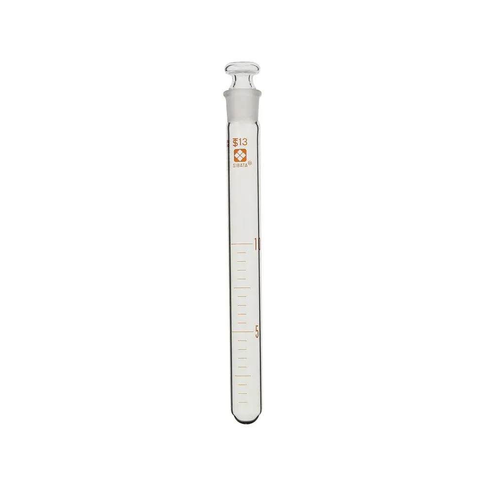 61-4408-10　Common Sliding Stoppered Test Tube with Flat Plug 10mL　008380-10A