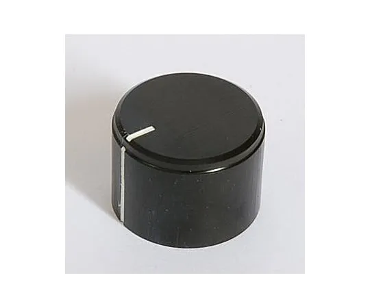 63-3104-75　Aluminum knob (for volume) black 21 phi shaft 6.1 phi　21X15HSB-LS-7