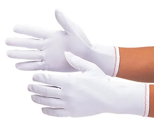 61-4697-04　Low Particle-Emission New Sewing Gloves, Long (10 Pairs)　MX106-S
