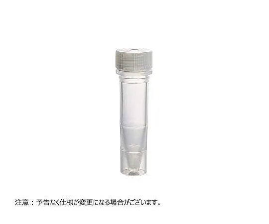 65-3852-16　MICREWTUBE 1.5 ml Freestanding Natural Flat Top Lip Seal Cap 1000 Pieces　T339-4