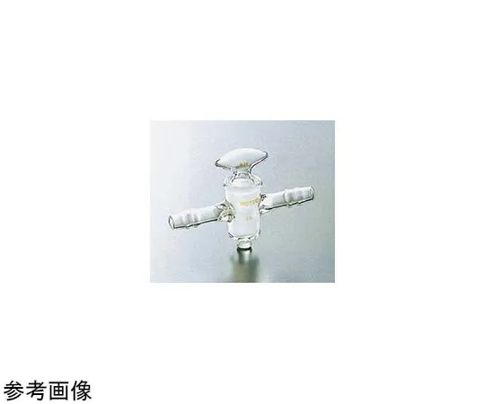 65-6841-43　Hollow Two-Way Cock (with Rubber Stopper) φ6 15/35　2005-01