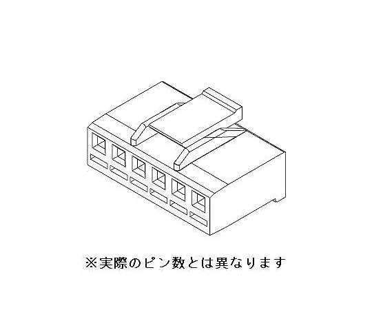 63-3133-95　Receptacle Housing for 2.0 mm Pitch Relay Number of Poles 2 (10 pieces)　51067-0200*10