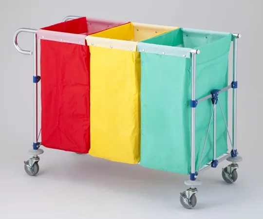 0-5716-01　［Discontinued］Separating Color Cart Bag Vinyl Waterproof White　120L