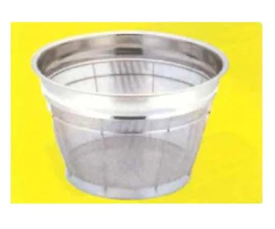 62-7087-58　PTFE Electroless Coated USL Stainless deep type Cleaning Basket 275 φ x 165 mm 00N-033-01　00N-033-01