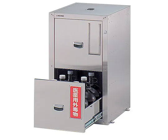 3-5017-21　Safety Cabinet for Gallon Bottle Standard 455 x 600 x 800mm　GU-3E