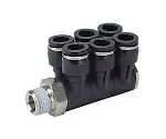 61-7633-02　Tube Fitting Triple Branch A R1/8 Clean Package　PAT4-01-C