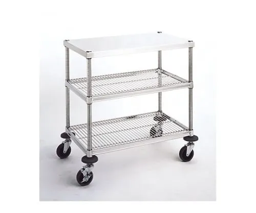 61-3794-98　W3 Type Work Table Wagon (Stainless Steel (SUS304)) D460 x W610 x H815mm　W3C-A4606
