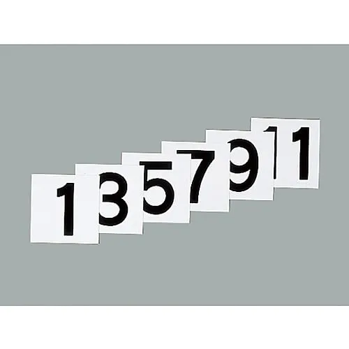 61-3394-06　Sign For Steel Case KS-A Sign (1) Black　228011