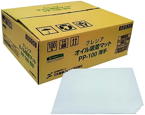 61-0407-50　Crecia Oil Absorbing Mat PP-100 Thin　60930