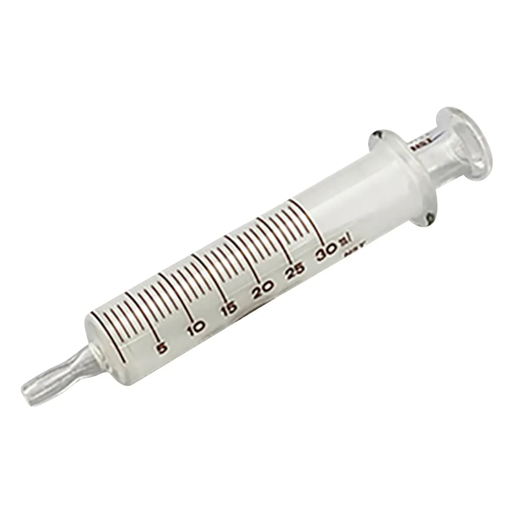 2-5637-01　White Hard Injection Syringe (Enemator) 30mL　00200724