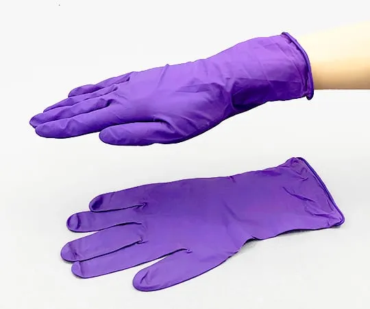 1-2257-03　Chemical Resistant Glove Trilights 994 Powder Free Totally Embossed S 100 Pcs