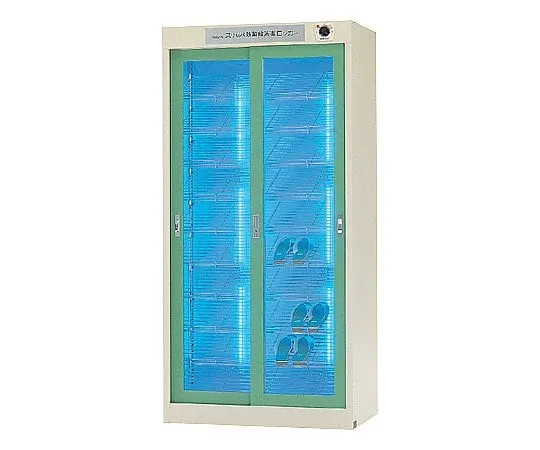 0-1504-11　Navigator Slipper Sterilizing Lamp Locker Sliding Door 880 x 515 x 1790 mm　HLH-G