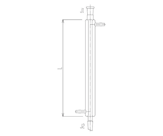 64-5087-95　Quartz Liebig Cooler 200 mm　1300-200